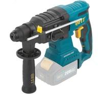 Перфоратор монтажный FIT аккумуляторный, 20В, 0-1150об/мин, 0-5200уд/мин, 3Дж, 3реж., SDS-PLUS, бесщеточный, реверс, рез. накл., без АКБ, кор. 79910