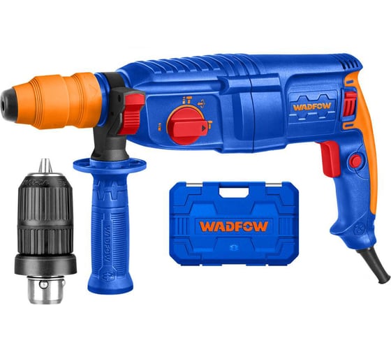 Перфоратор WADFOW SDS-plus 800 Вт, 2.5 Дж 4 WRH1D26-2