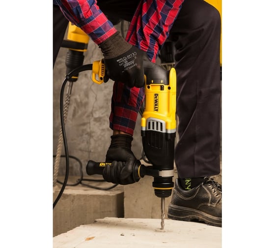 Перфоратор DEWALT SDS-plus, 900 Вт, 3 режима, макс. эн.удара 3.2 Дж, эн.удара 3.0 Дж D25153K-KS