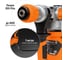 Перфоратор TDM ELECTRIC Алмаз П-1200/26 В, 1200 Вт, 4.5 Дж, SDS-Plus SQ1087-0104 4