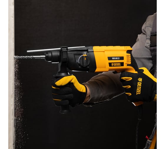 Электрический перфоратор Denzel rhh-600-22, sds-plus, 600 вт, 2.5 дж, 2 режима 26602