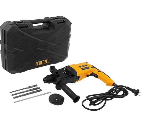 Электрический перфоратор Denzel rhh-600-22, sds-plus, 600 вт, 2.5 дж, 2 режима 26602 1