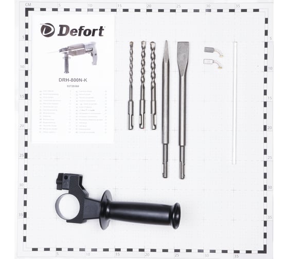 Электрический перфоратор DEFORT DRH-800N-K 93720360