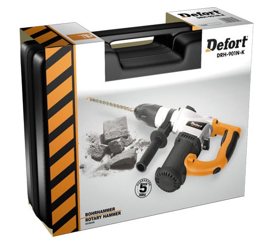 Электрический перфоратор DEFORT DRH-901N-K 93726348