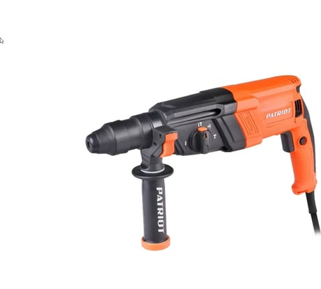 Перфоратор PATRIOT RH 267Q SDS+, мощность 825 Вт, 2.8 Дж, 3 режима работы, макс.диаметр 26 мм, быстросменный патрон QCC, набор буров и долот, глубиномер, кейс 140301328