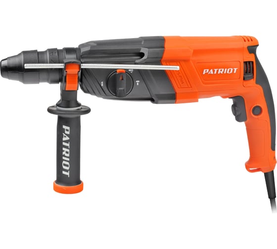 Перфоратор PATRIOT RH 263Q SDS+, мощность 880 Вт, 2.9 Дж, 3 режима работы, быстросменный патрон QCC, макс.диаметр 26 мм, глубиномер, кейс 140301314