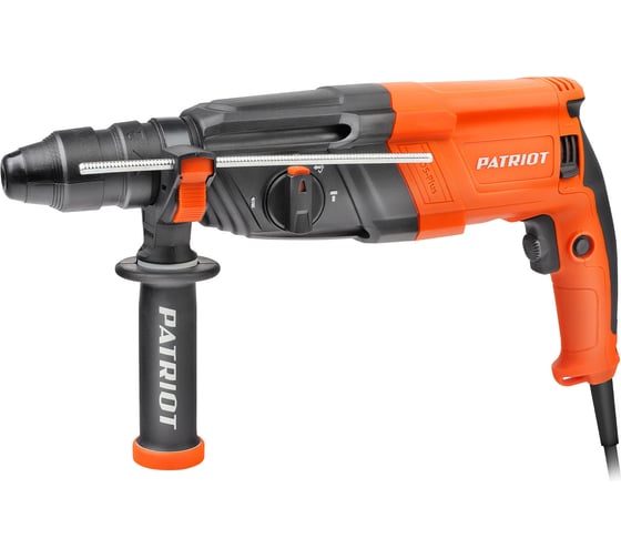 Перфоратор PATRIOT RH 263Q SDS+, мощность 880 Вт, 2.9 Дж, 3 режима работы, быстросменный патрон QCC, макс.диаметр 26 мм, глубиномер, кейс 140301314