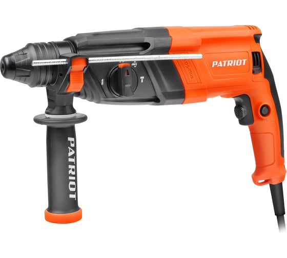 Перфоратор PATRIOT RH 263 SDS+, мощность 880 Вт, 2.9 Дж, 3 режима работы, макс.диаметр 26 мм, глубиномер, кейс 140301324