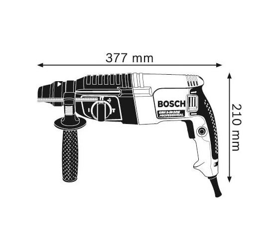 Перфоратор Bosch GBH 2-26 DRE + отвертка Wiha 0.615.990.K00
