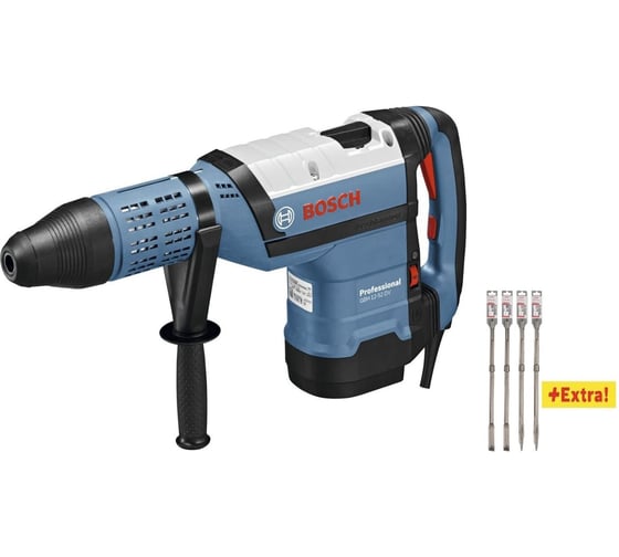 Перфоратор Bosch GBH 12-52 DV + 4 зубила RTec 0.615.990.J8R 1
