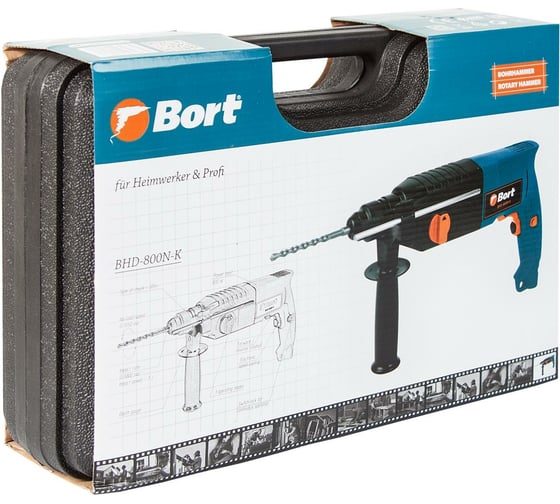 Электрический перфоратор Bort BHD-800N-K 91270689