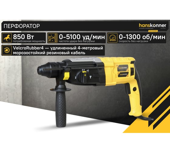 Перфоратор Hanskonner HRH0828RE