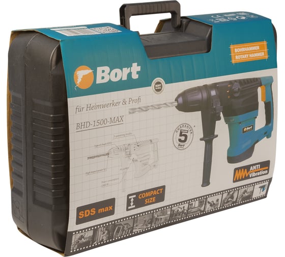 Электрический перфоратор BORT BHD-1500-MAX 93410457