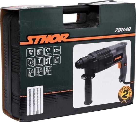 Ударная дрель STHOR SDS-Plus 500 Вт 79049