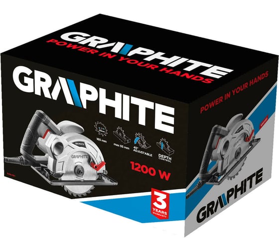 Дисковая пила GRAPHITE 58G491