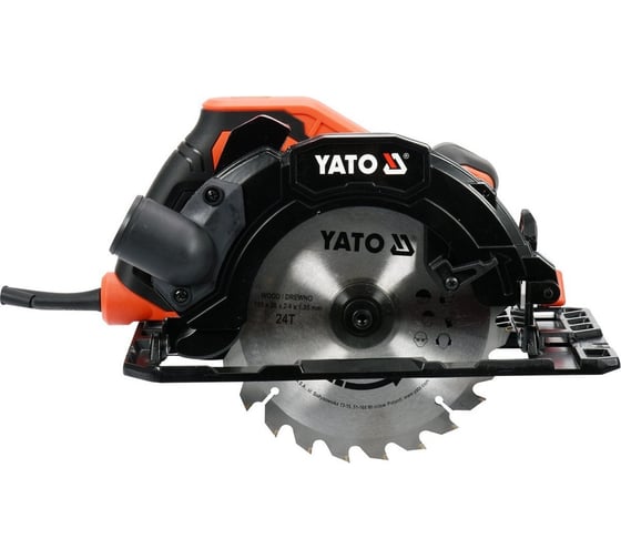 Ручная циркулярная пила YATO 1500 Вт, 185 мм YT-82151