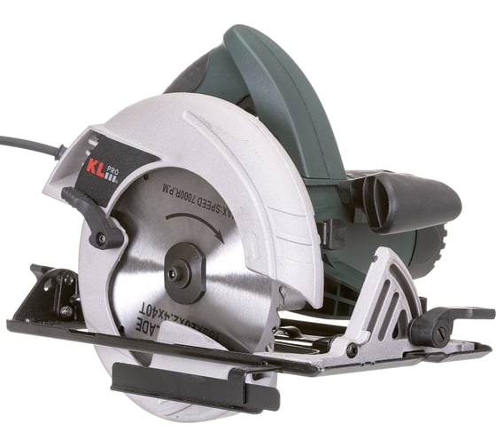 Профессиональная пила циркулярная KLDAT18501 1350 w 190 mm KLPRO 14024