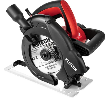 Пила дисковая Elitech ПД 1666 (1600Вт, 190мм, рез 65мм) 204508