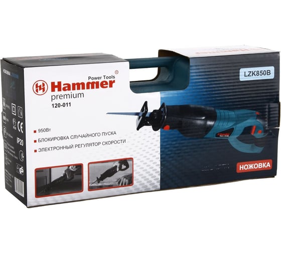 Сабельная пила HAMMER LZK850B PREMIUM 38167