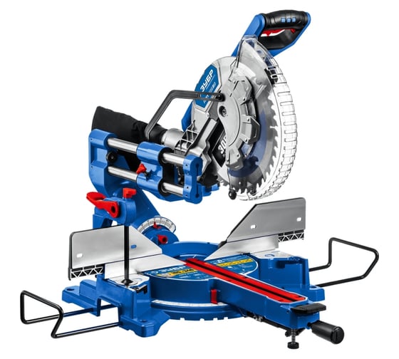 Торцовочная пила с протяжкой ЗУБР Профессионал, d 305 х 30 мм, 2000 Вт ...