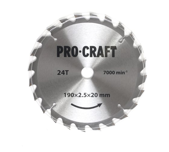 Пила дисковая PROCRAFT 2000 Вт, 185 мм, пропил 62 мм KR2000