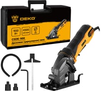 Дисковая (циркулярная) пила DEKO CSDK-900 в кейсе, 900Вт, 85мм диск 085-1154
