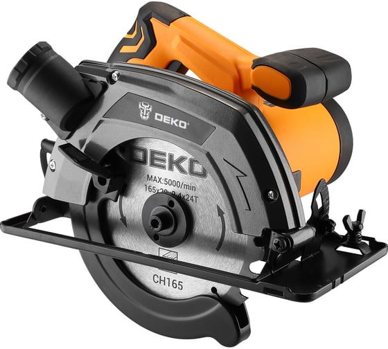 Дисковая (циркулярная) пила DEKO DKCS1500-160 1500Вт, 165мм диск 063-4190