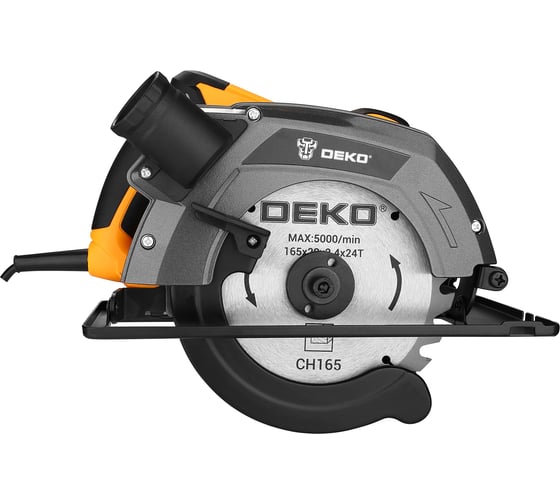 Дисковая (циркулярная) пила DEKO DKCS1500-160 1500Вт, 165мм диск 063-4190