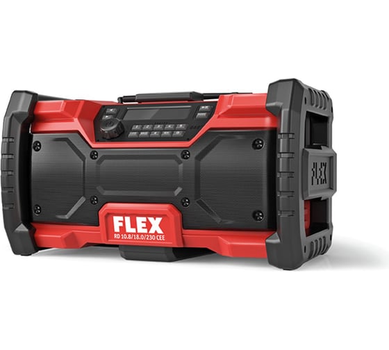 Комплект FLEX 497320: ручная циркулярная пила по металлу для сухой резки CSM 4060 + цифровое аккумуляторное строительное радио 10,8 / 18,0 В 