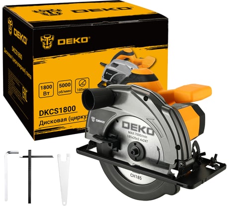 Дисковая (циркулярная) пила DEKO DKCS1800 063-4191