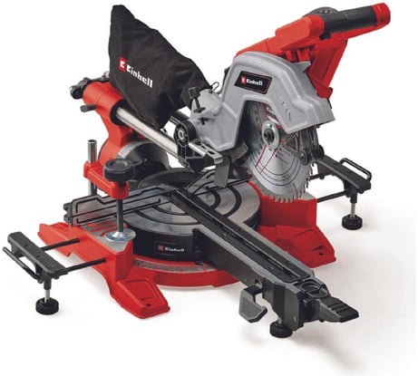 Пила торцовочная Einhell TE-SM 8 L Dual 1800Вт, 216x30мм, пропил 305x65мм, лазер 4300866