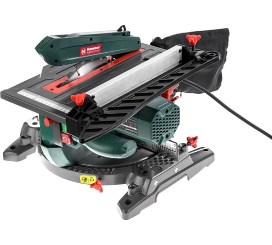 Торцовочная пила Tesla HAMMER стусло Flex STL1200/210C 1200Вт 4500об/мин круг 210мм гл.пропила 55мм 320724