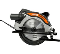 Пила циркулярная Спец БЦП-1600, 220В/50Гц, 1600 Вт, 5900 об/мин, диск 190х20 мм, D-рукоять, стальная опора, подключение к пылесосу, цветная коробка СПЕЦ-4171