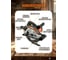 Пила циркулярная Спец БЦП-1600 220В/50Гц,1600Вт,5900об/мин, диск190*20мм, D рукоять, стальная опора + СПЕЦ-4171/СПЕЦ-0520607 6