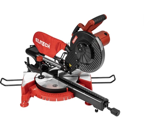 Пила торцовочно-усовочная Elitech ПТ 1825КУ (1800Вт, 255мм, рез 75х430) 207400