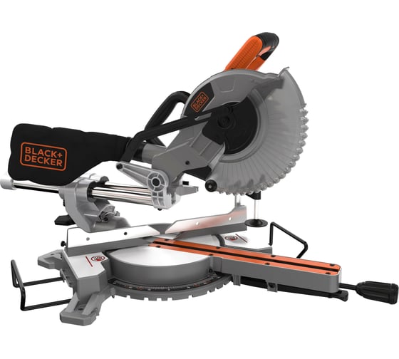 Торцовочная пила с протяжкой Black&Decker BDKITBES7002D-RK 1