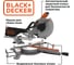 Торцовочная пила с протяжкой Black&Decker BDKITBES7002D-RK 2