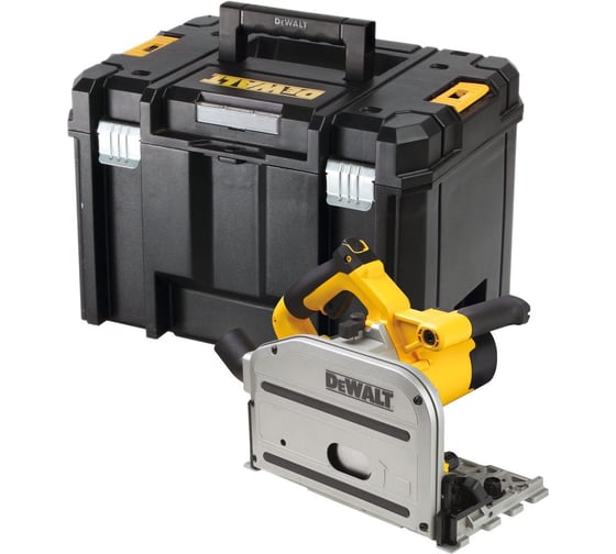 Дисковая пила Dewalt DWS520KTR, 1300 Вт, 165 мм, 4000 об/мин, в кейсе TSTAK, с направляющей DWS520KTR-QS 1
