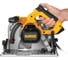 Дисковая пила Dewalt DWS520KTR, 1300 Вт, 165 мм, 4000 об/мин, в кейсе TSTAK, с направляющей DWS520KTR-QS 4