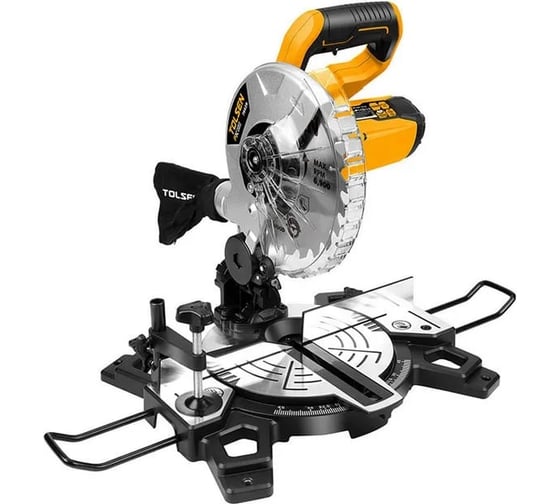 Пила торцовочная TOLSEN Industrial 1800 Вт, 255 мм, 220 В, лазер 79530