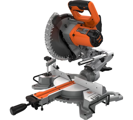 Торцовочная пила BLACK+DECKER 1500 Вт, 216 мм, 4800 об/мин BES701-QS