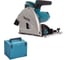 Пила дисковая погружная Makita 1300 Вт, 2000-5200 об/мин, диск 165x20 мм, глубина реза 56 мм, плавный пуск, Makpac 4 SP6000J 1
