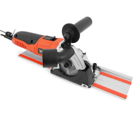 Циркулярная мини-пила MESSER M200 в комплекте 3 диска (алмаз, HSS, TCT) и направляющая шина 10-40-204