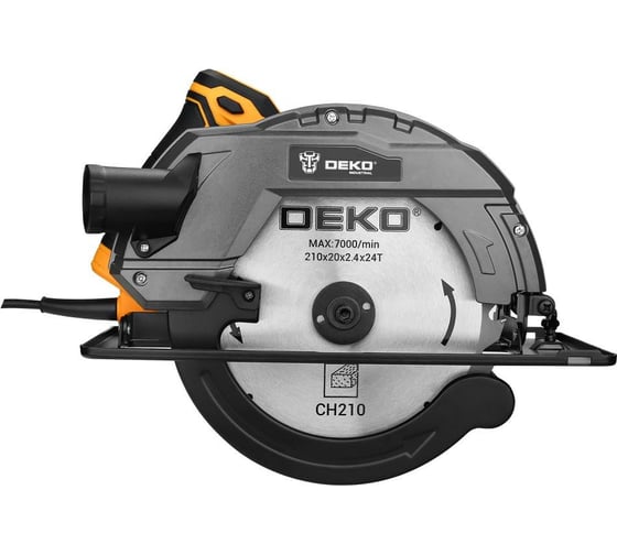 Дисковая (циркулярная) пила DEKO DKCS2400-210 2400 Вт, диск 210 мм 063-4319