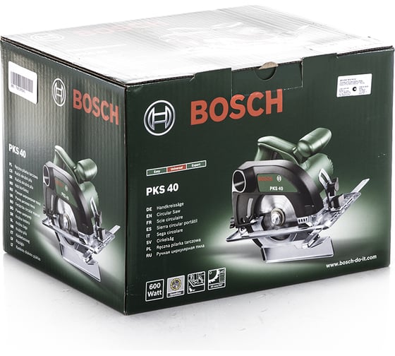 Дисковая пила Bosch PKS 40 0.603.328.008