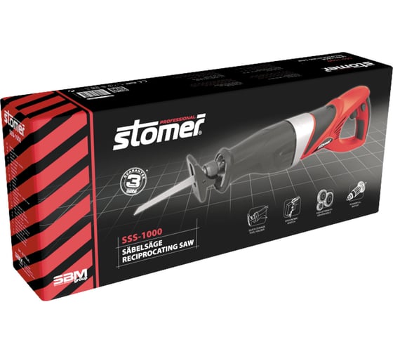 Электрическая сабельная пила STOMER SSS-1000 93726645