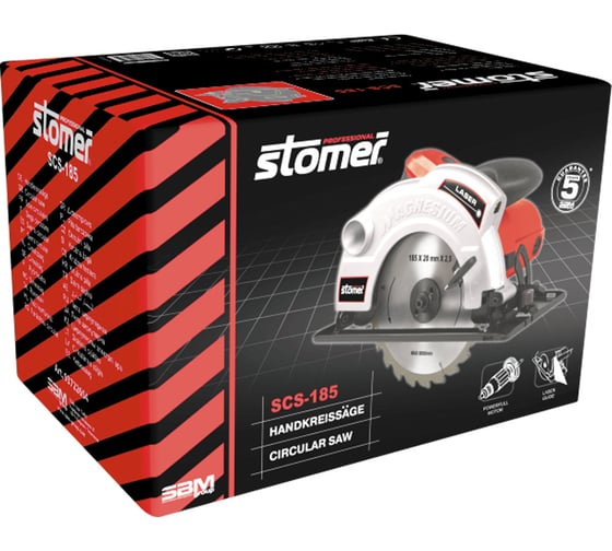 Циркулярная пила STOMER SCS-185 93722654
