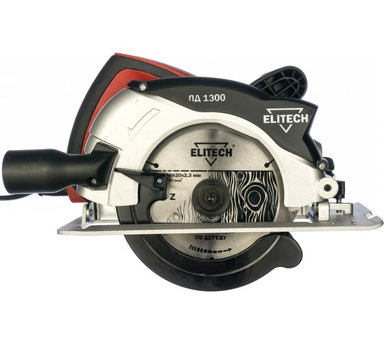 Дисковая пила Elitech ПД 1300 178428