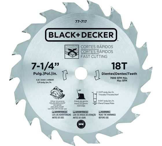 Дисковая пила Black+Decker CS1004