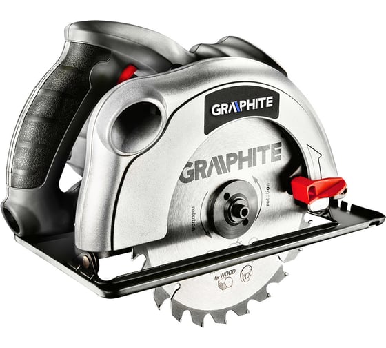 Дисковая пила GRAPHITE 185мм, 1200Вт 58G486 1